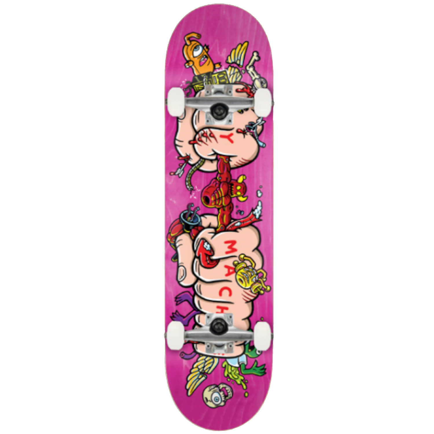 TOY MACHINE TOY MACHINE LIVING TOYS FIST COMPLETE MULTICOLOR 8.0 Wild Style