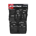 187 KILLER PADS 187 Killer Pads Jr. Six Pack Set Black