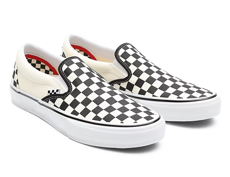 VANS VANS Skate SlipOn CHECKERBOARD BLACK Wild Style