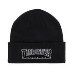 THRASHER THRASHER OUTLINED LOGO BEANIE BLACK OS