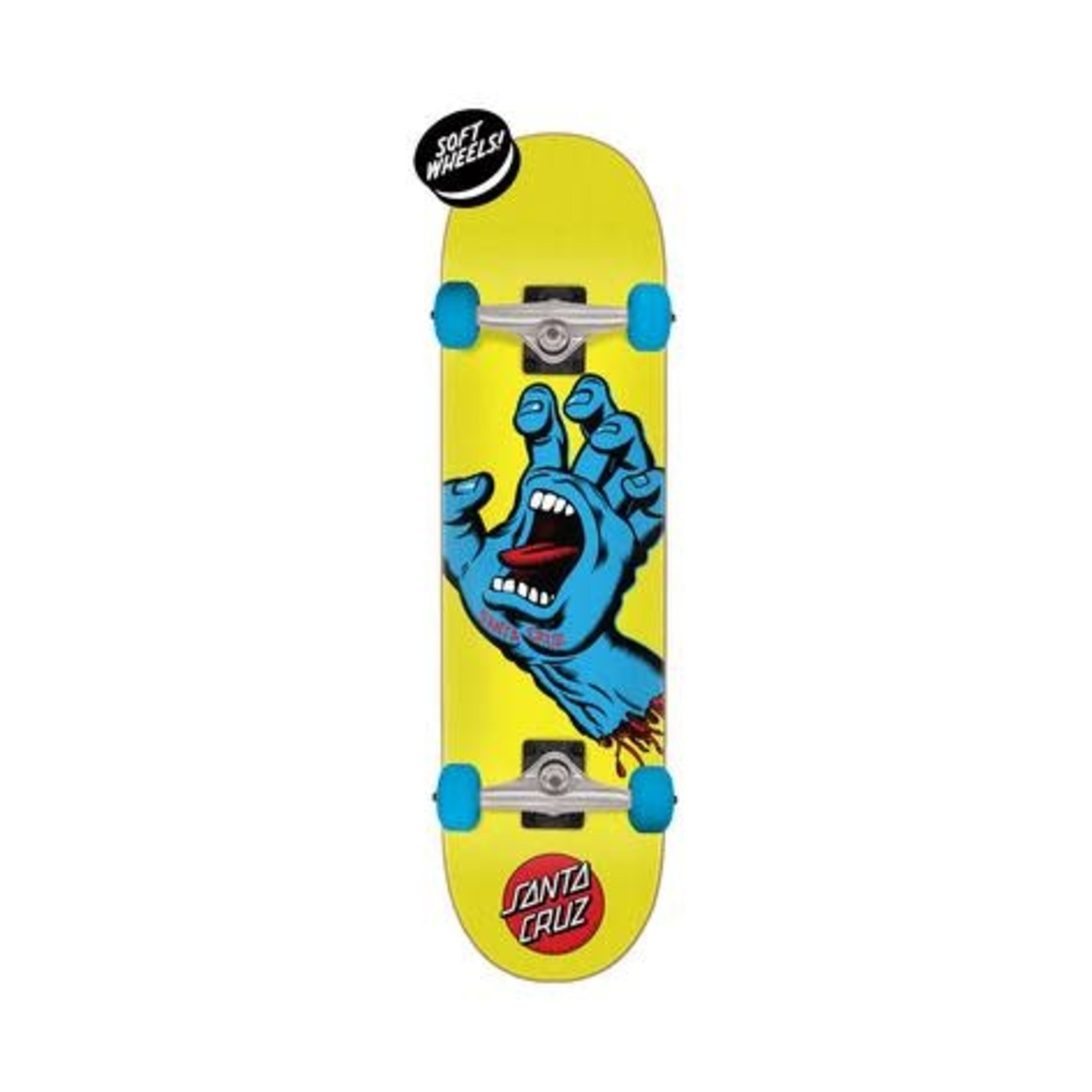 SANTA CRUZ Santa Cruz Screaming Hand Mini Yellow 7.75