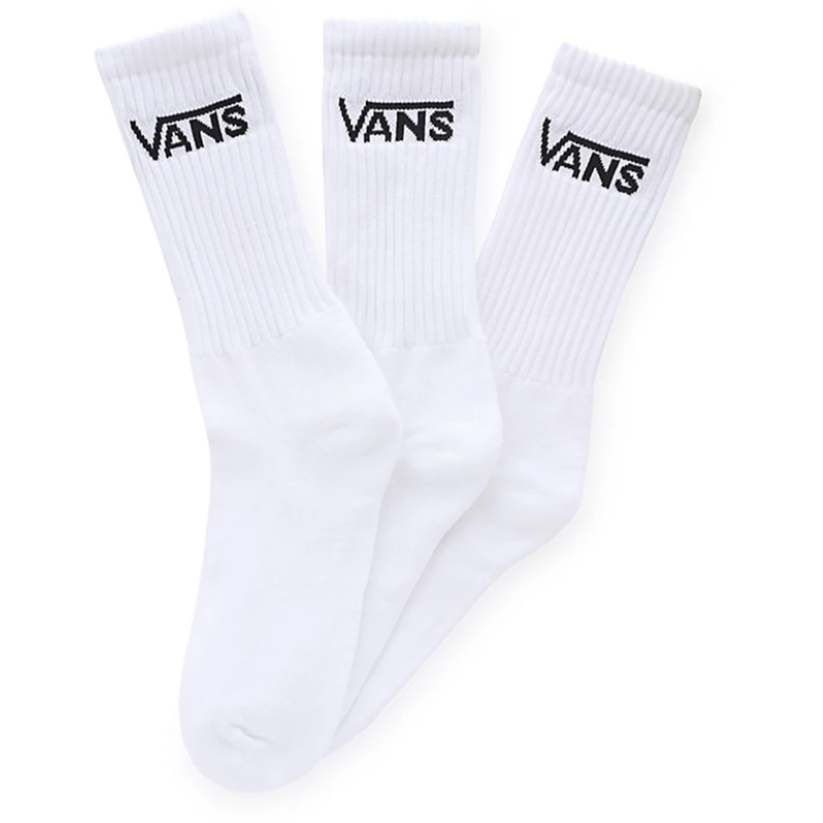 VANS VANS CLASSIC CREW SOKKEN WHITE (3 PAAR)