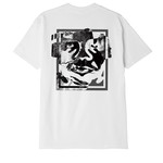 OBEY Obey torn icon face t-SHIRT WHITE
