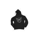 PIG PIG HEAD HOODED SWEAT BLACK