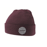 ZWOOSH ZWOOSH EMBROIDED BEANIE BURGUNDY