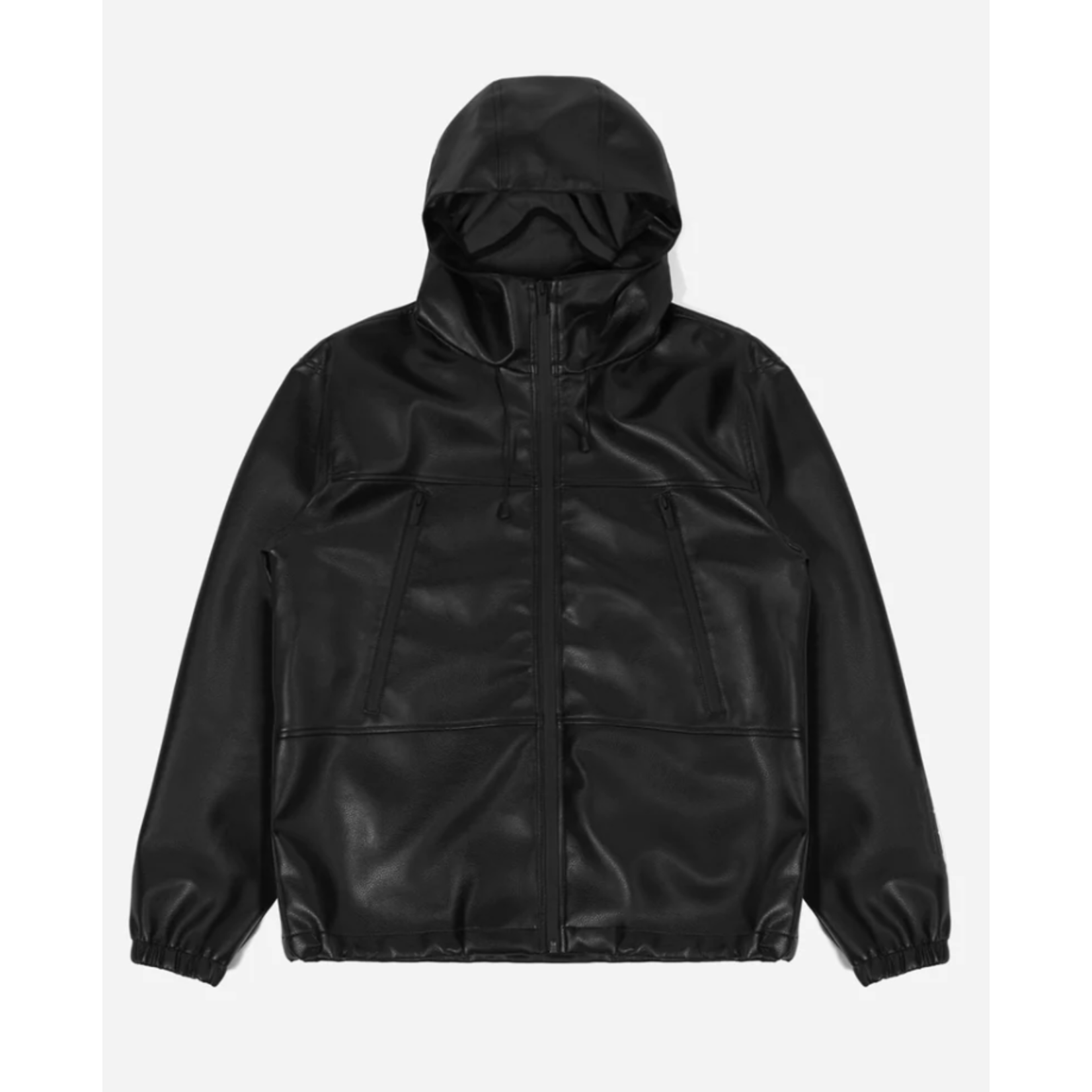 WASTED PARIS Wasted Paris - Windbreaker - Nation Faux Leather - Black