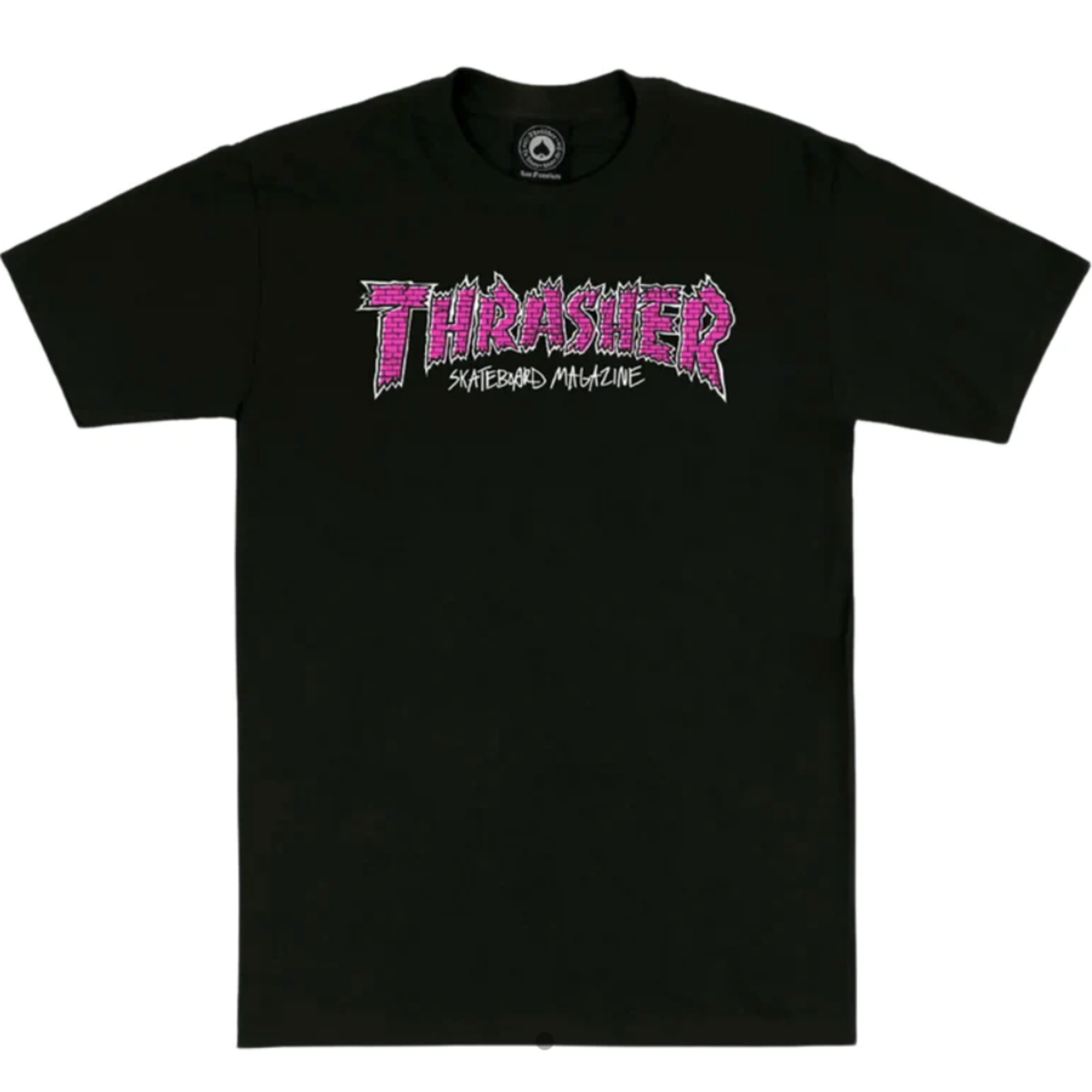 THRASHER Thrasher Brick T-shirt - Black