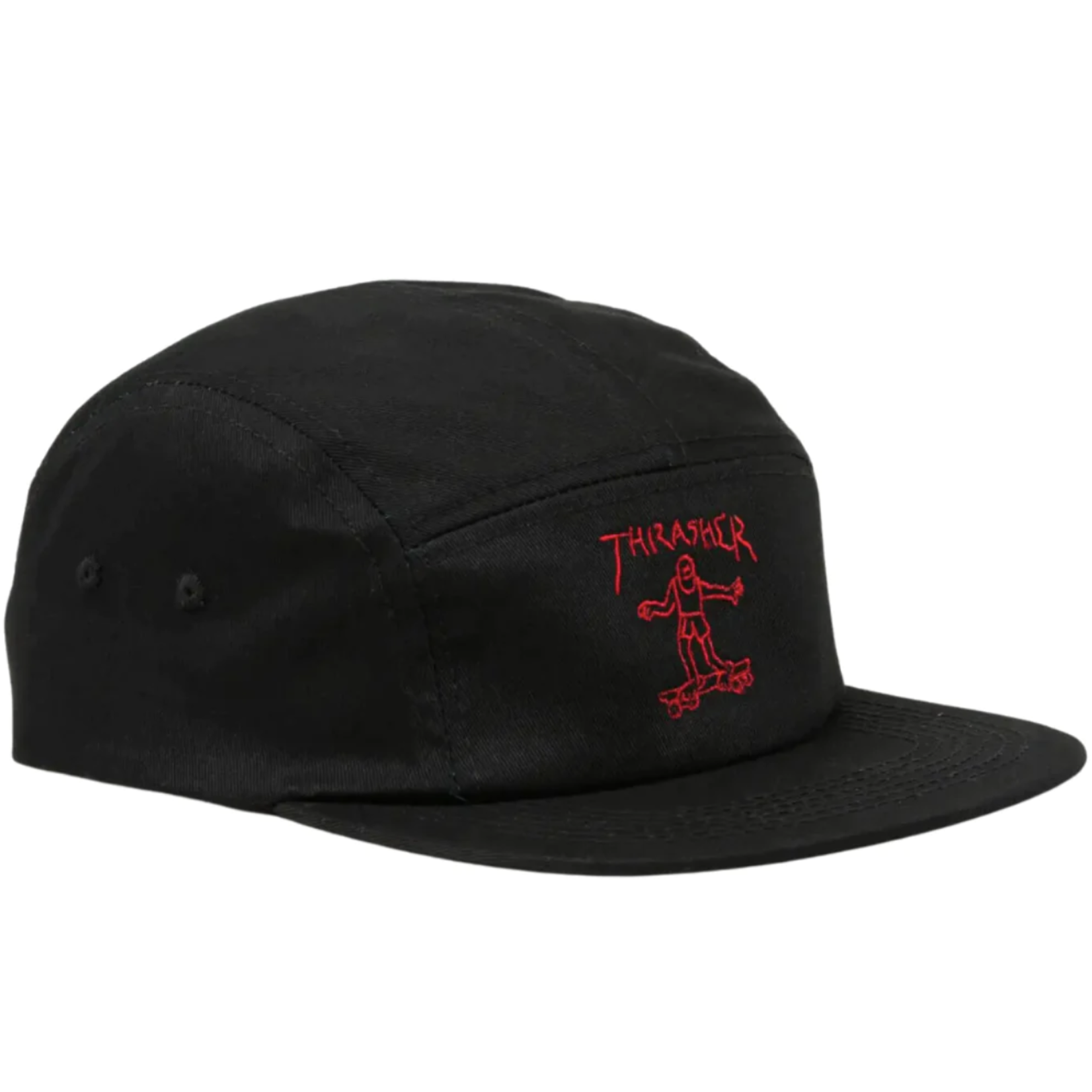 THRASHER THRASHER 5 Panel Cap - Black\Red