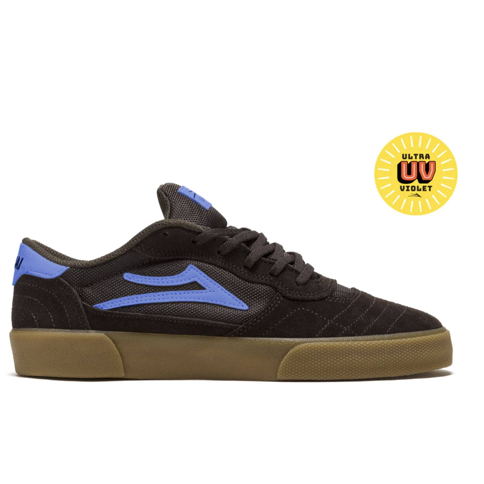 LAKAI LAKAI CAMBRIDGE Chocolate/Light Blue UV Suede