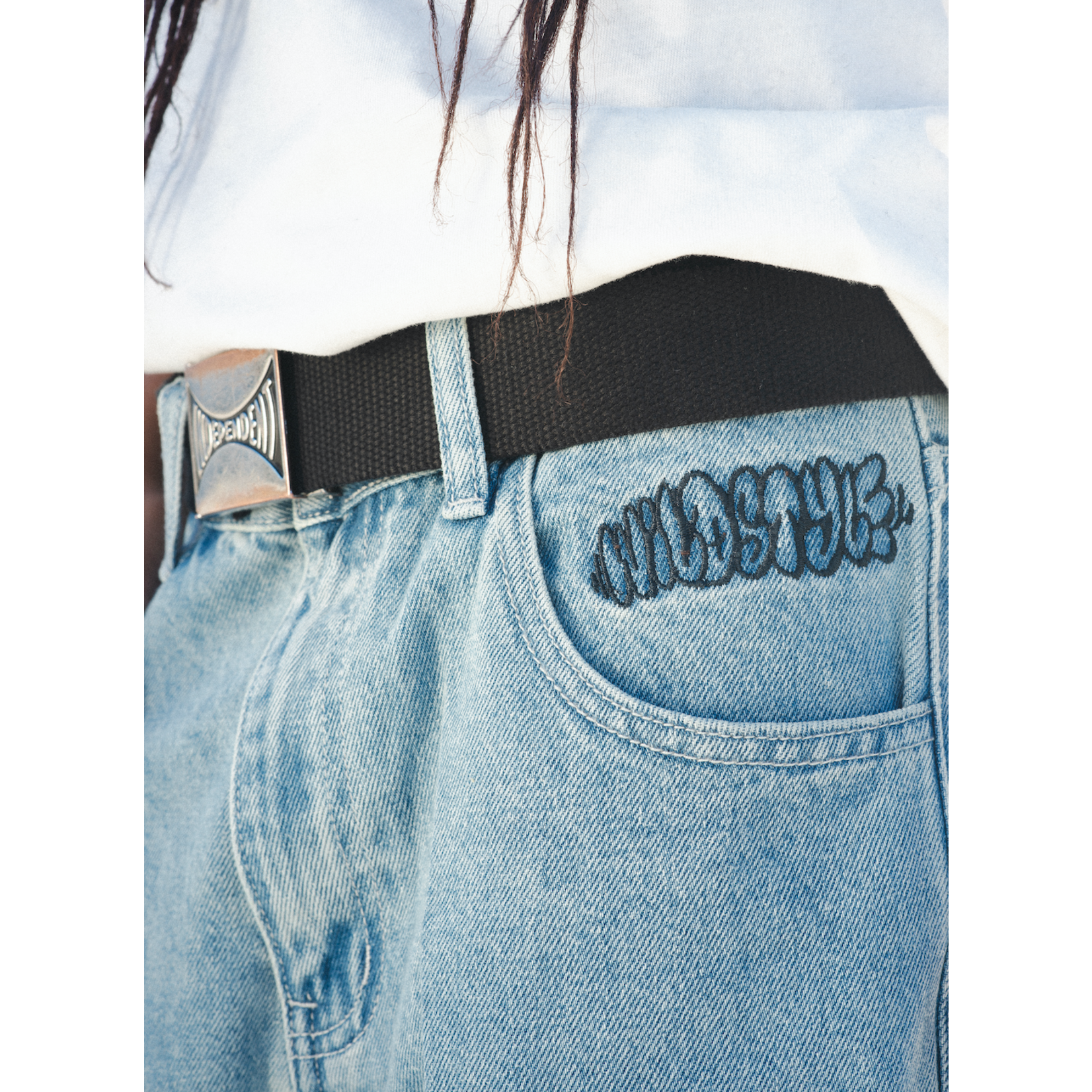 WILD STYLE WILD STYLE - Wild Pants - Light Blue Denim