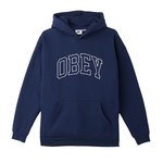 OBEY OBEY Institute extra heavy hood - Navy