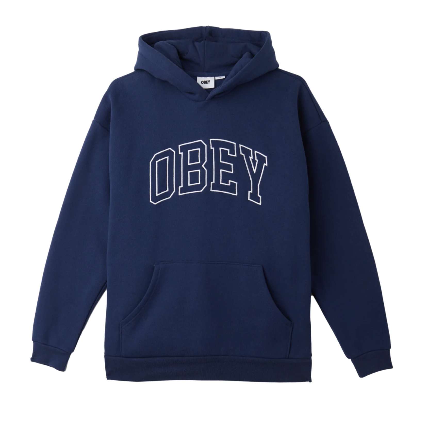 OBEY OBEY Institute extra heavy hood - Navy