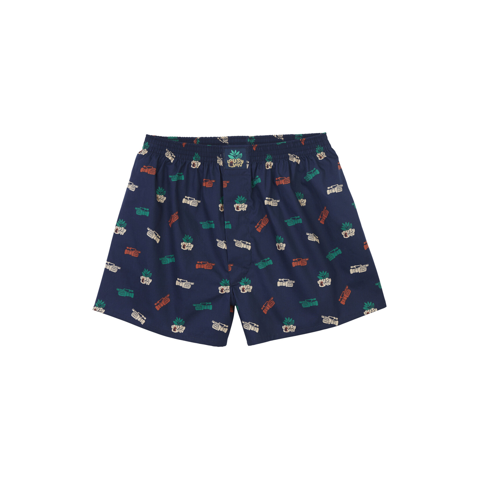 LOUSY LIVIN LOUSY LIVIN x MAGENTA VX BOXERS SHORTS - NAVY BLUE