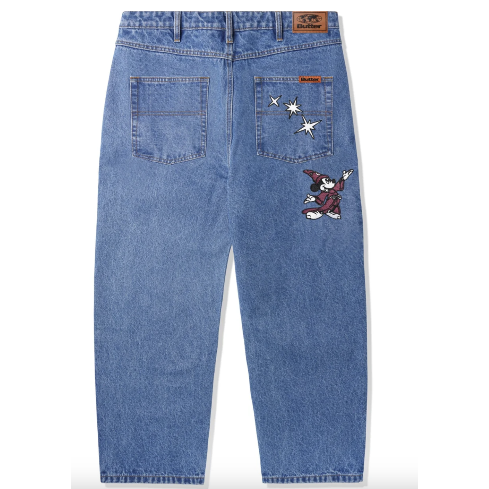 BUTTER GOODS BUTTER GOODS Fantasia Baggy Denim Jeans, Washed Indigo