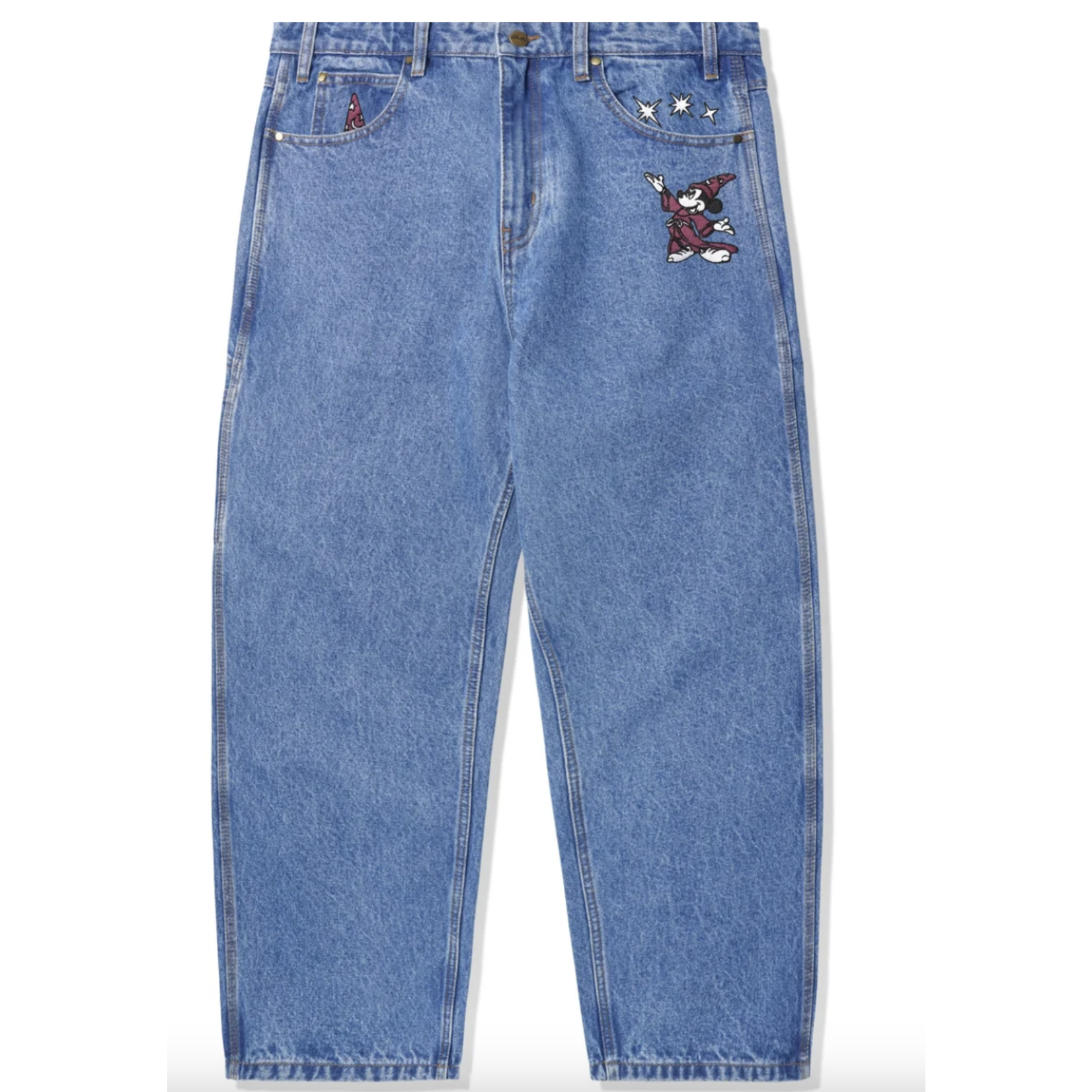 BUTTER GOODS BUTTER GOODS Fantasia Baggy Denim Jeans, Washed Indigo