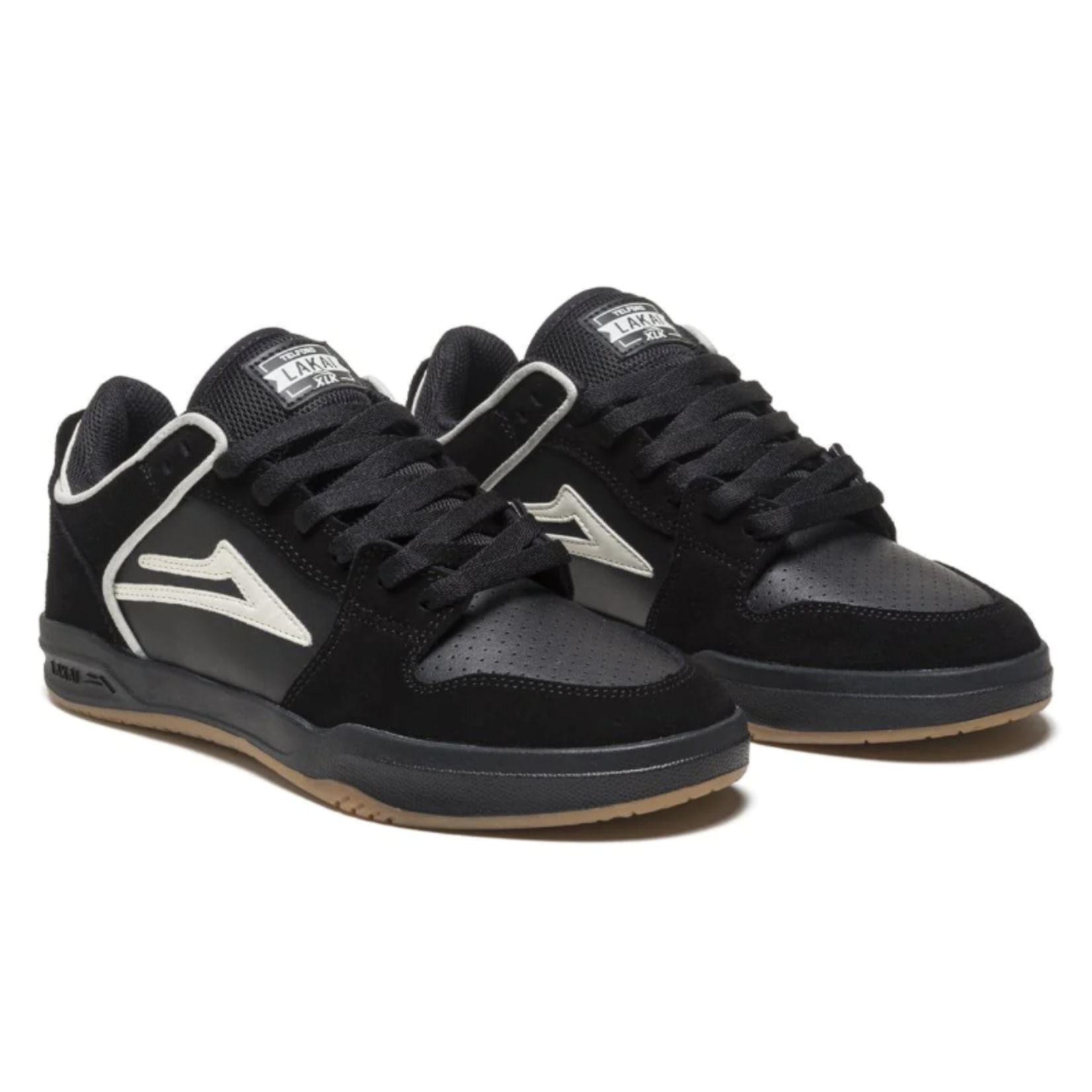 LAKAI LAKAI TELFORD LOW BLACK/GLOW SUEDE