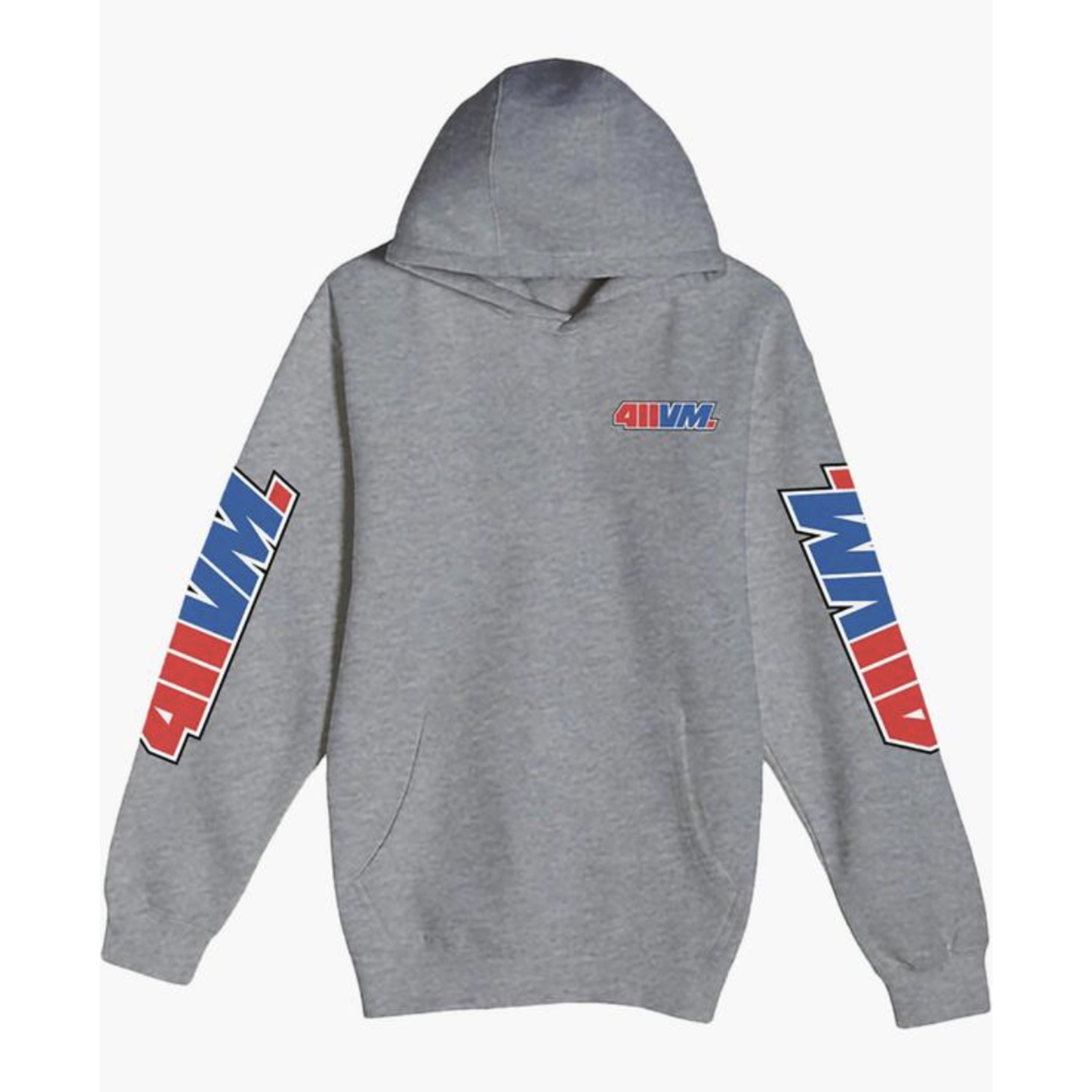 411VM 411VM HOODIE GREY (RED BLUE)