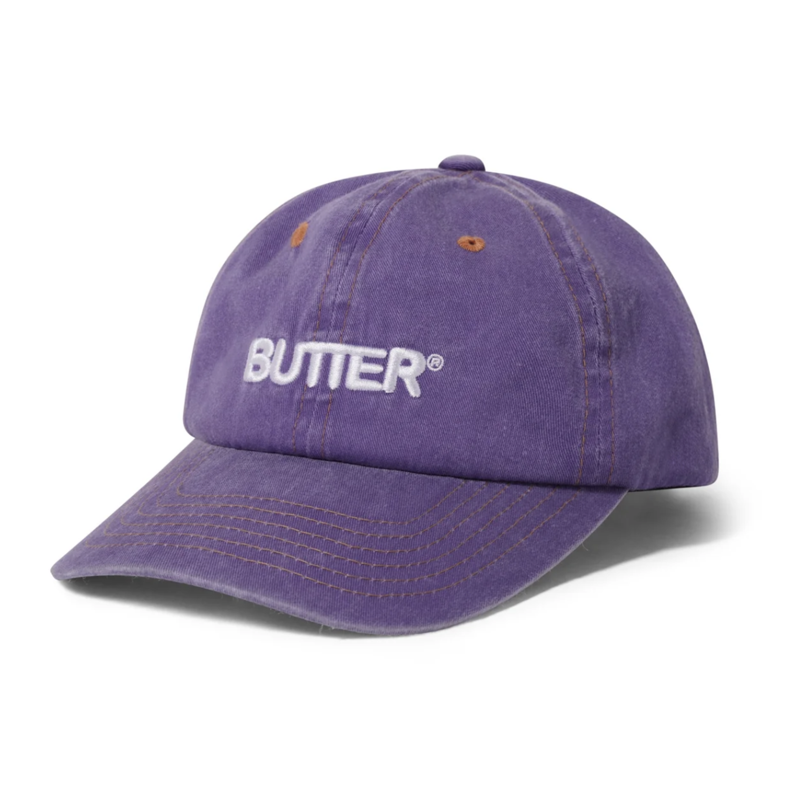 BUTTER GOODS BUTTER GOODS Rounded Logo 6 Panel Grape