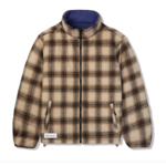 BUTTER GOODS Butter Goods Reversible Plaid Puffer Jacket Brown/Navy