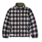 BUTTER GOODS Butter Goods Reversible Plaid Puffer Jacket Navy/Alpine