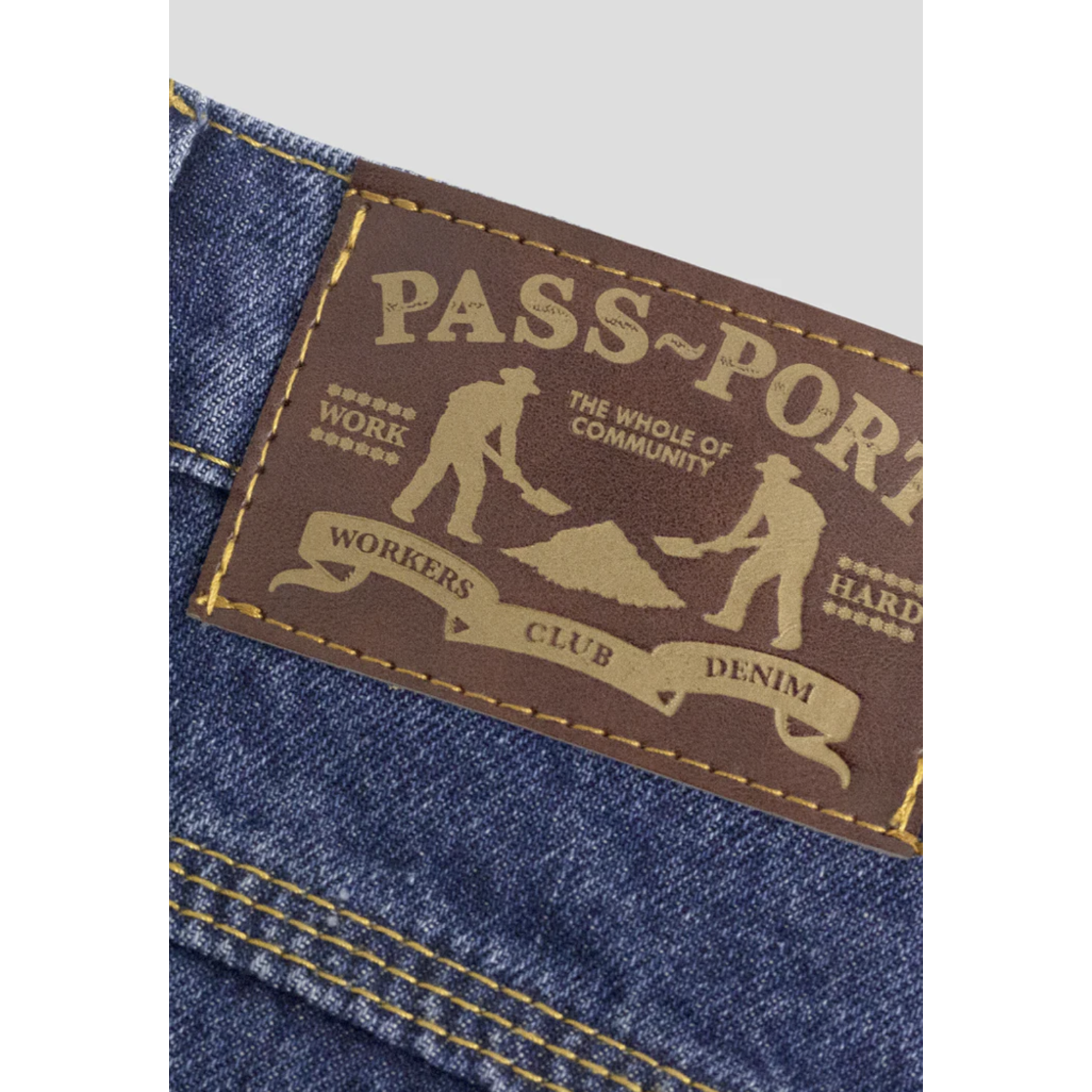PASS-PORT Pass~Port Workers Club Denim Jean - Washed Dark Indigo