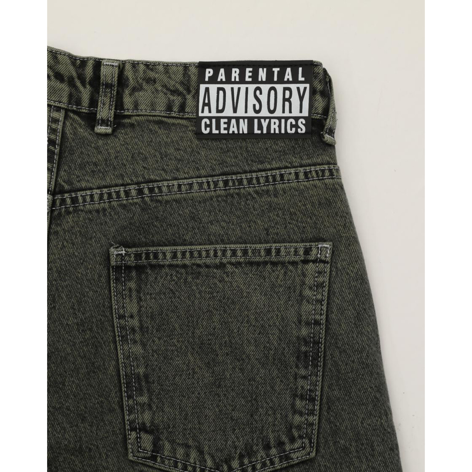 KEEP IT CLEAN KEEP IT CLEAN LOOSE PANTS - OVERDYE GREEN