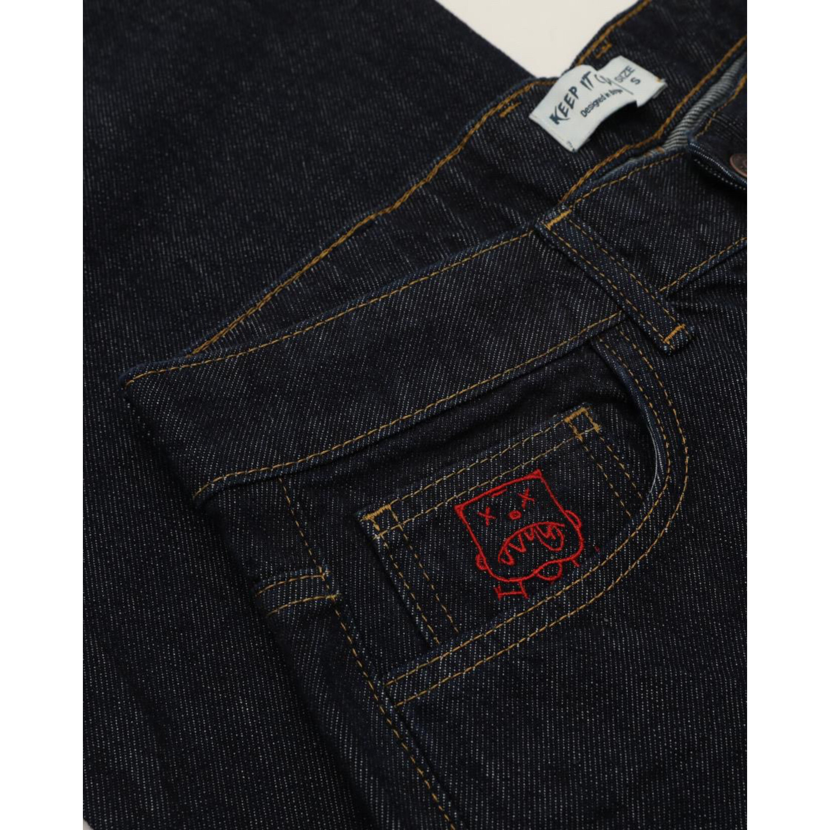 KEEP IT CLEAN KEEP IT CLEAN LOOSE PANTS - DARK BLUE