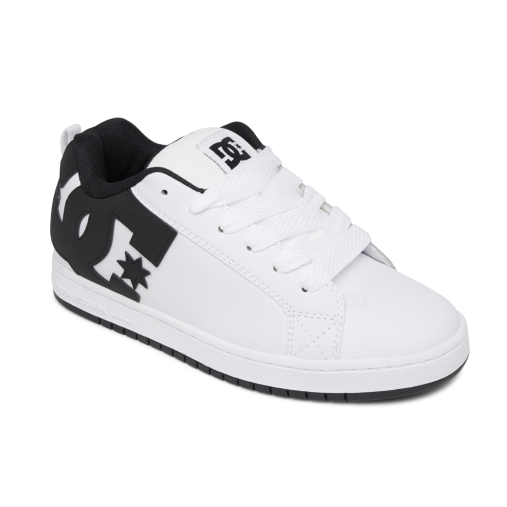 DC DC SHOES COURT GRAFFIK WHITE BLACK