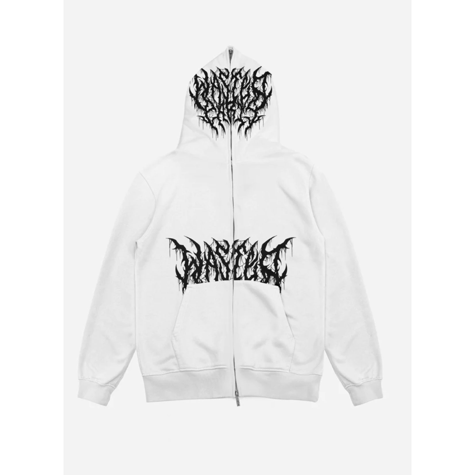 WASTED PARIS Wasted Paris - HOODIE FULL ZIP BLITZ - White