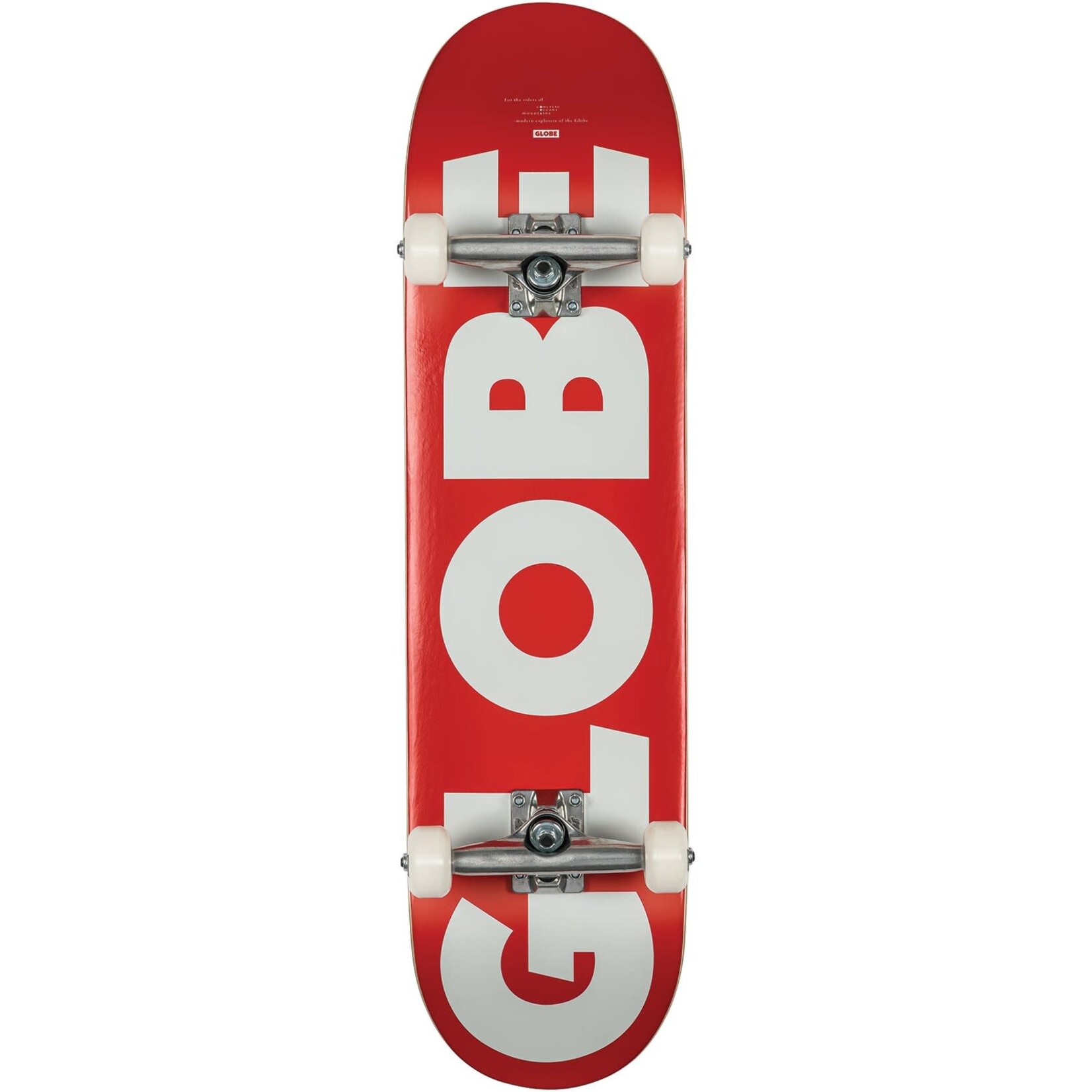 GLOBE GLOBE – G0 Fubar – Red/White   – Complete-Board 8.25’’