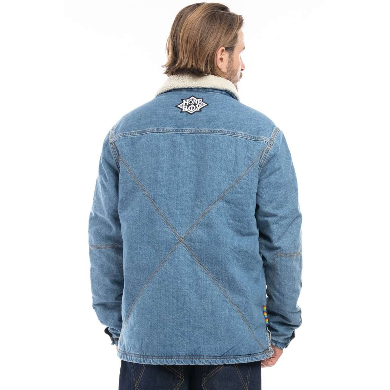 HOMEBOY HOMEBOY SHERPA Jacket Denim MOON