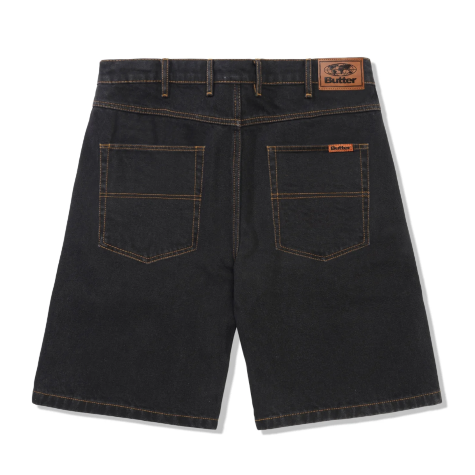 BUTTER GOODS Butter Goods Baggy Denim Short Washed Black