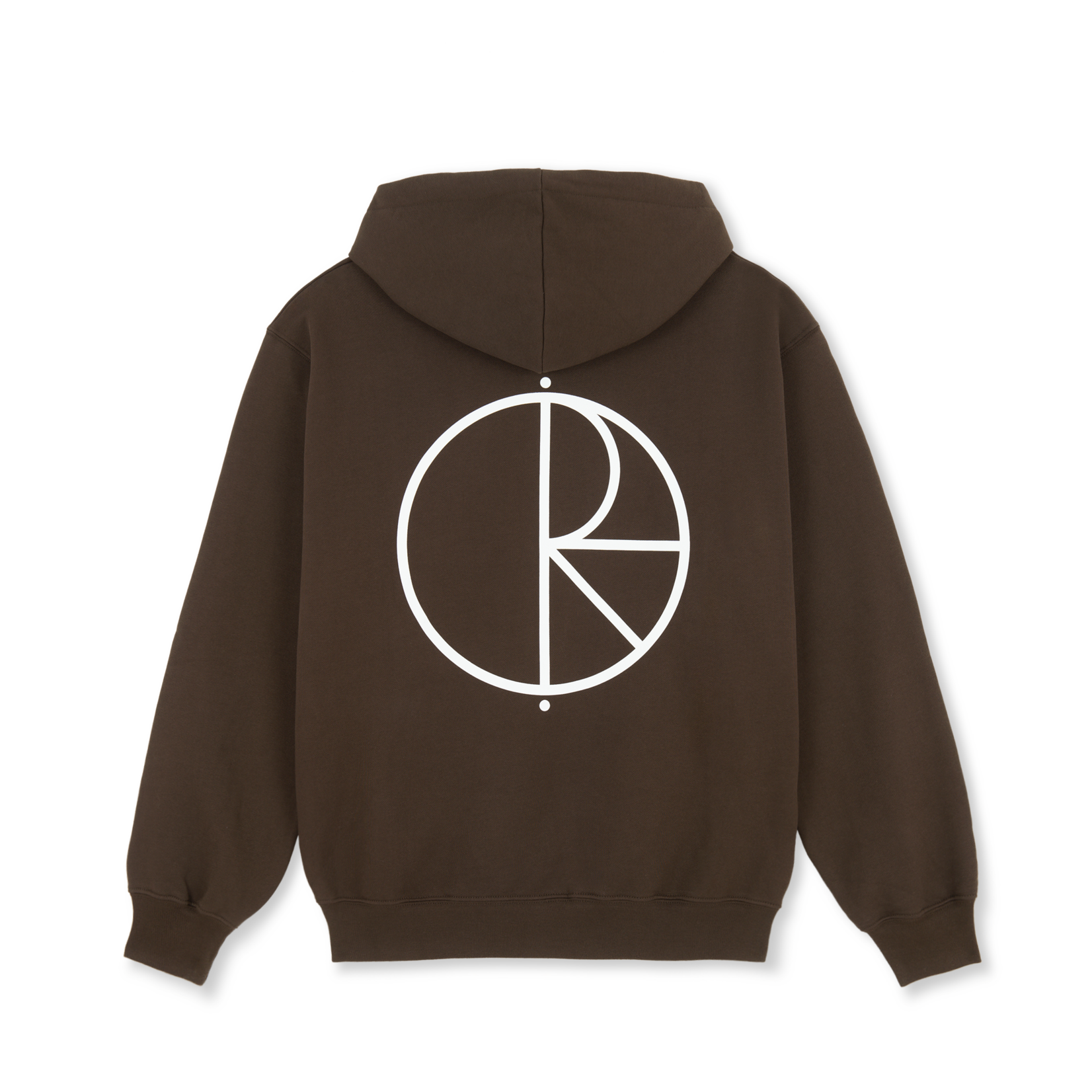 POLAR POLAR Stroke Logo Dave Hoodie Chocolate