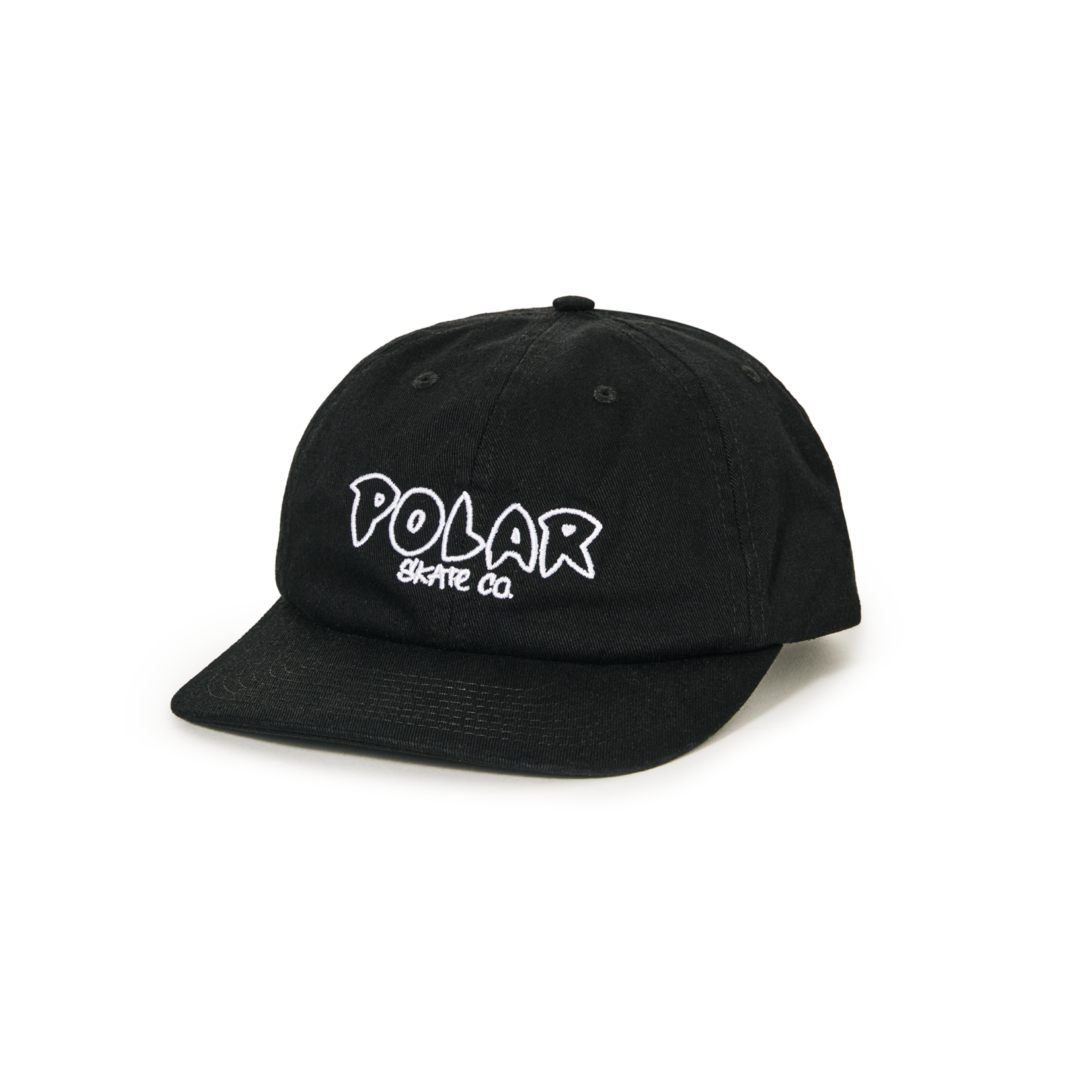 POLAR POLAR Michael Cap Outline Logo  Black