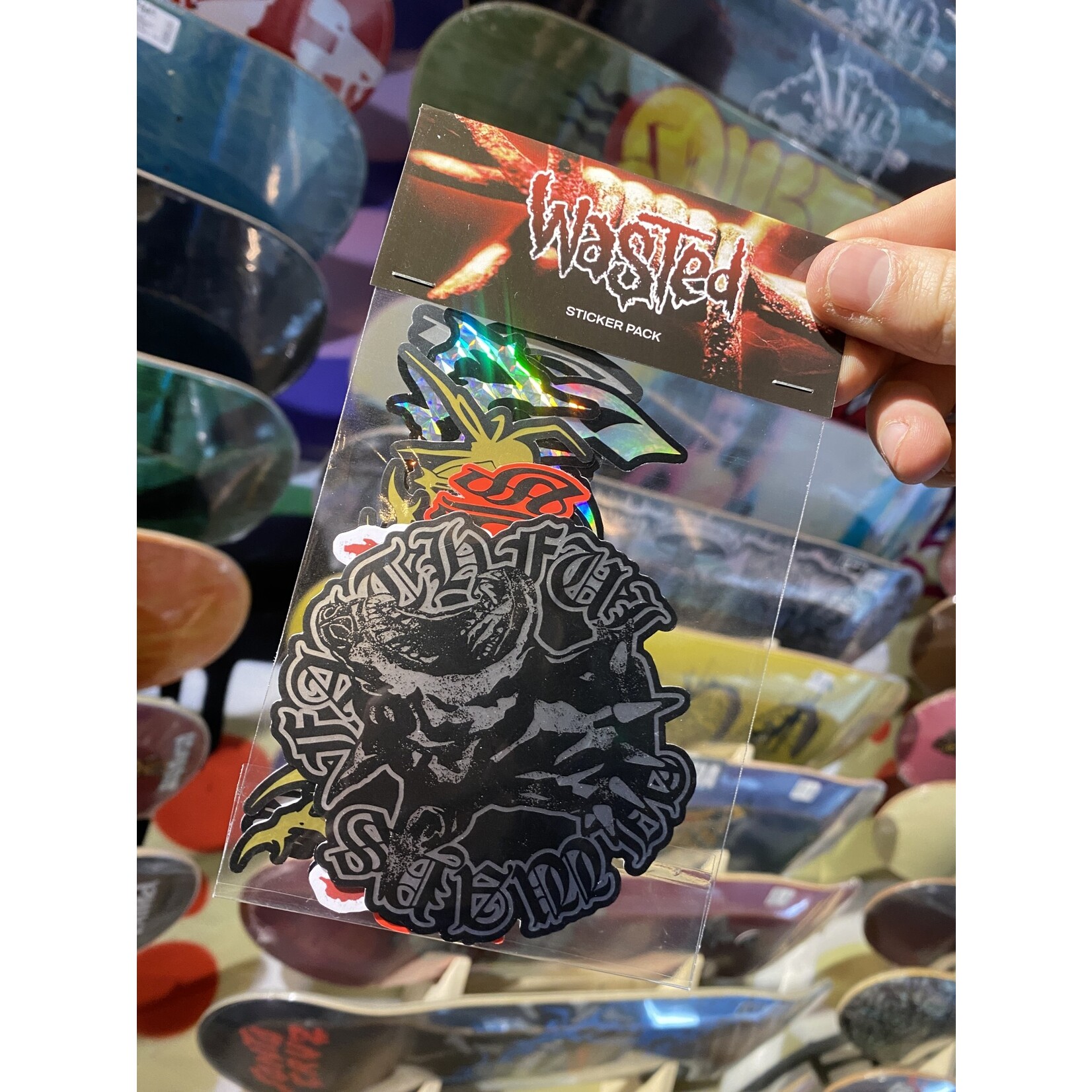 WASTED PARIS WASTED PARIS - STICKER PACK BLIND - MULTICOLOR