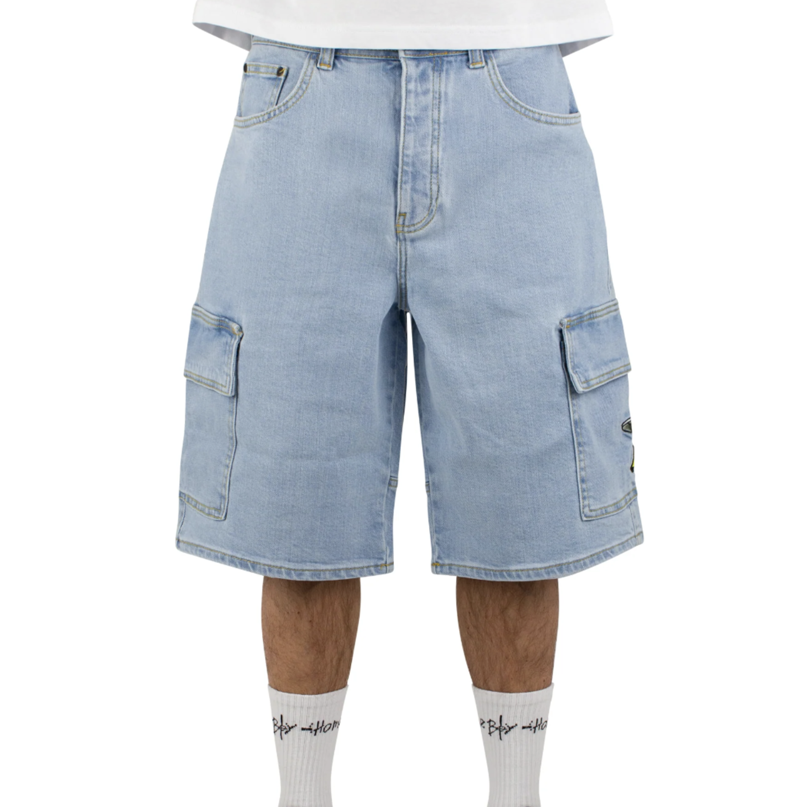 HOMEBOY HOMEBOY X-TRA UFO CARGO DENIM SHORTS MOON