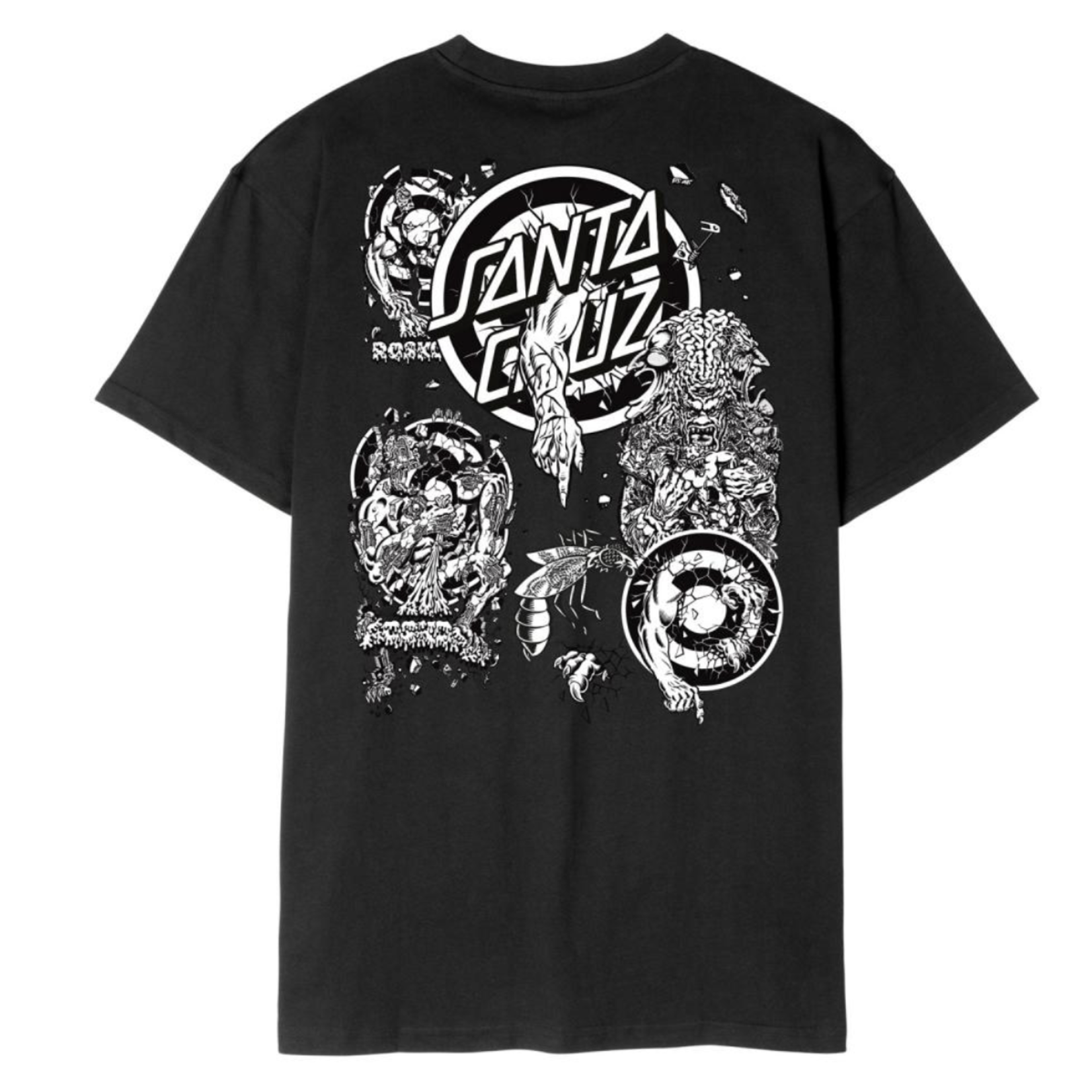 SANTA CRUZ Santa Cruz T-Shirt Roskopp Evo 2	Black