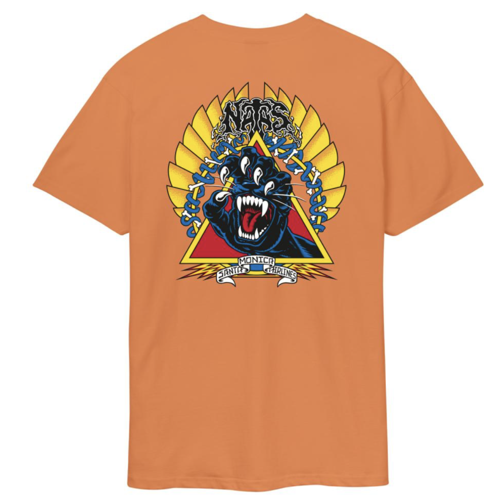 SANTA CRUZ Santa Cruz T-Shirt Natas Screaming Panther	Apricot