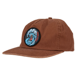 SANTA CRUZ Santa Cruz Cap Screaming Wave Snapback	Brown Overdye