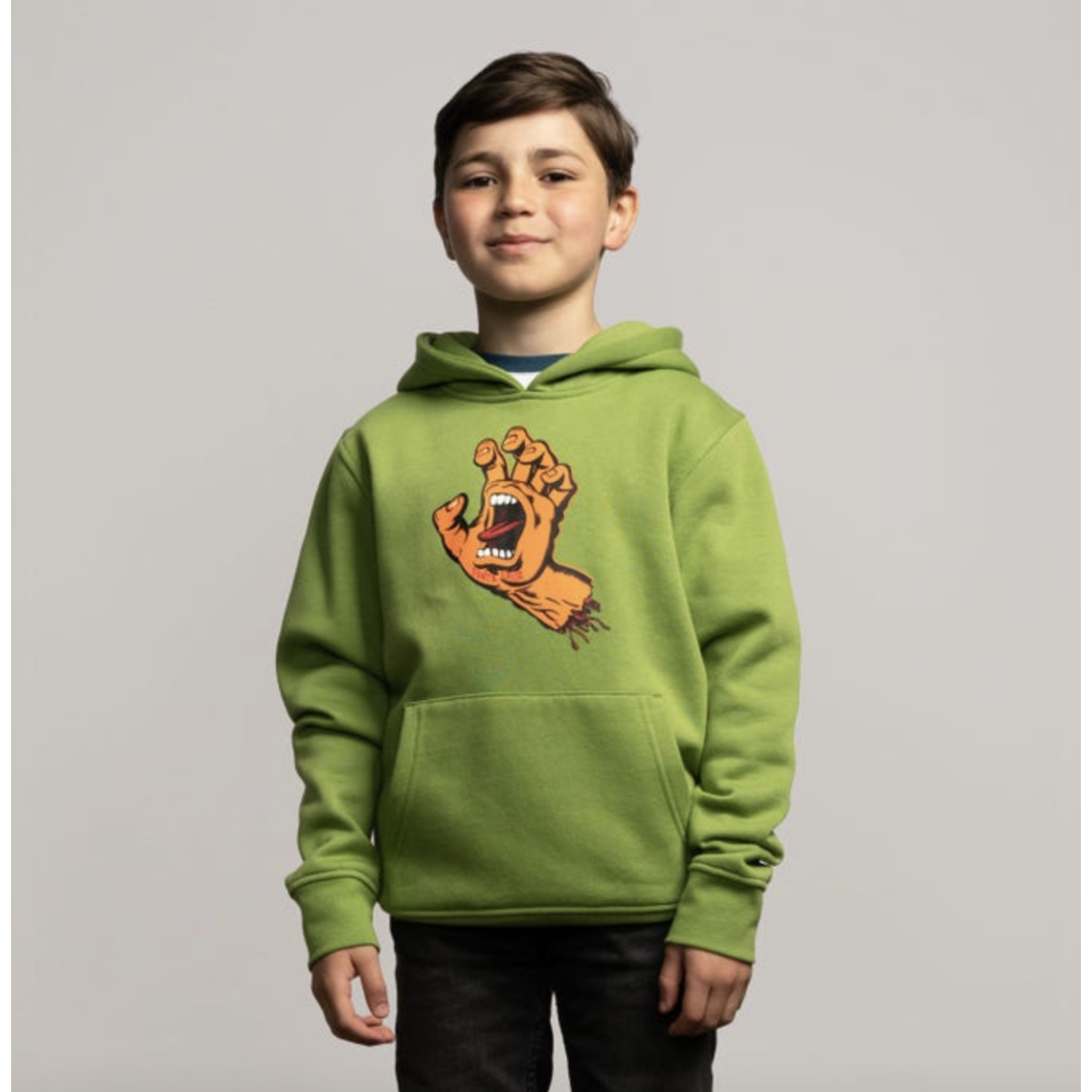 SANTA CRUZ Santa Cruz Screaming Hand Youth Hood Apple