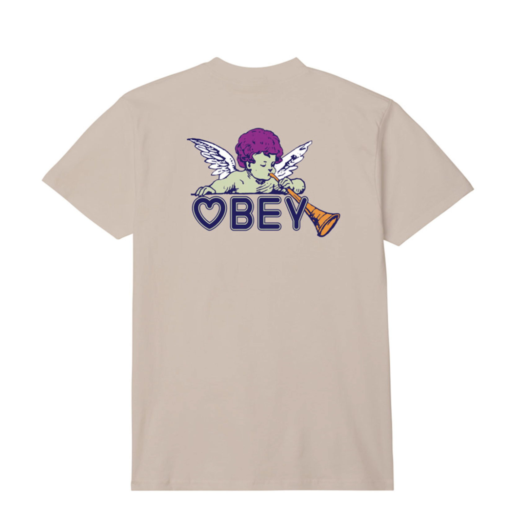 OBEY OBEY BABY ANGEL T-SHIRT SAND