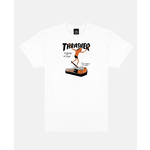 THRASHER THRASHER COFFIN BY NECKFACE T-SHIRT WHITE