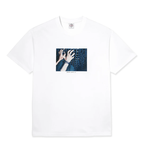 POLAR POLAR CAGED HANDS TEE WHITE