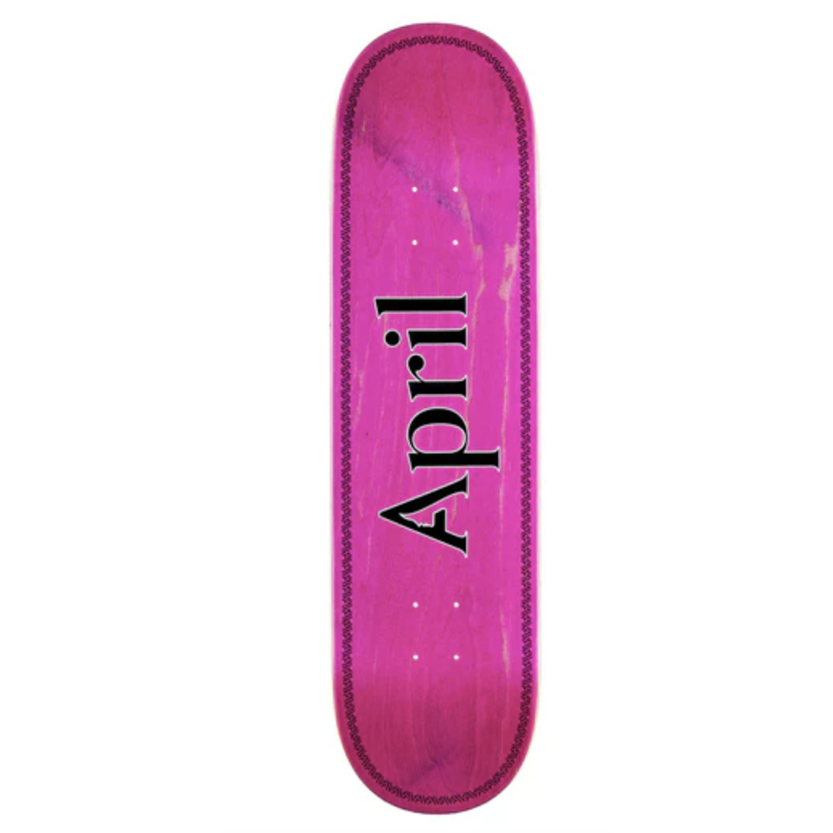 APRIL April OG Logo Pink Helix Skateboard Deck 8.25