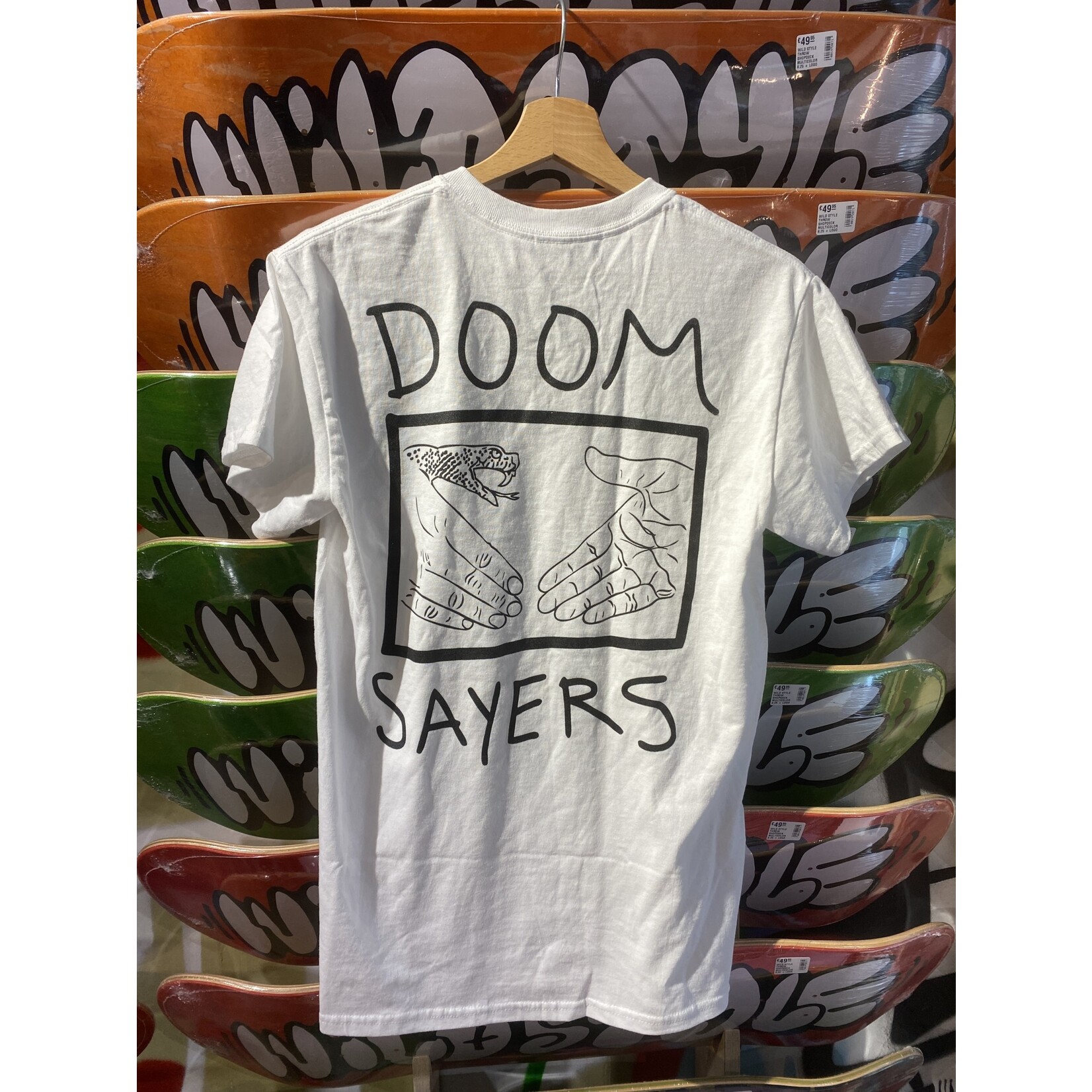 DOOMSAYERS DOOM SAYERS Snake Shake Tee White