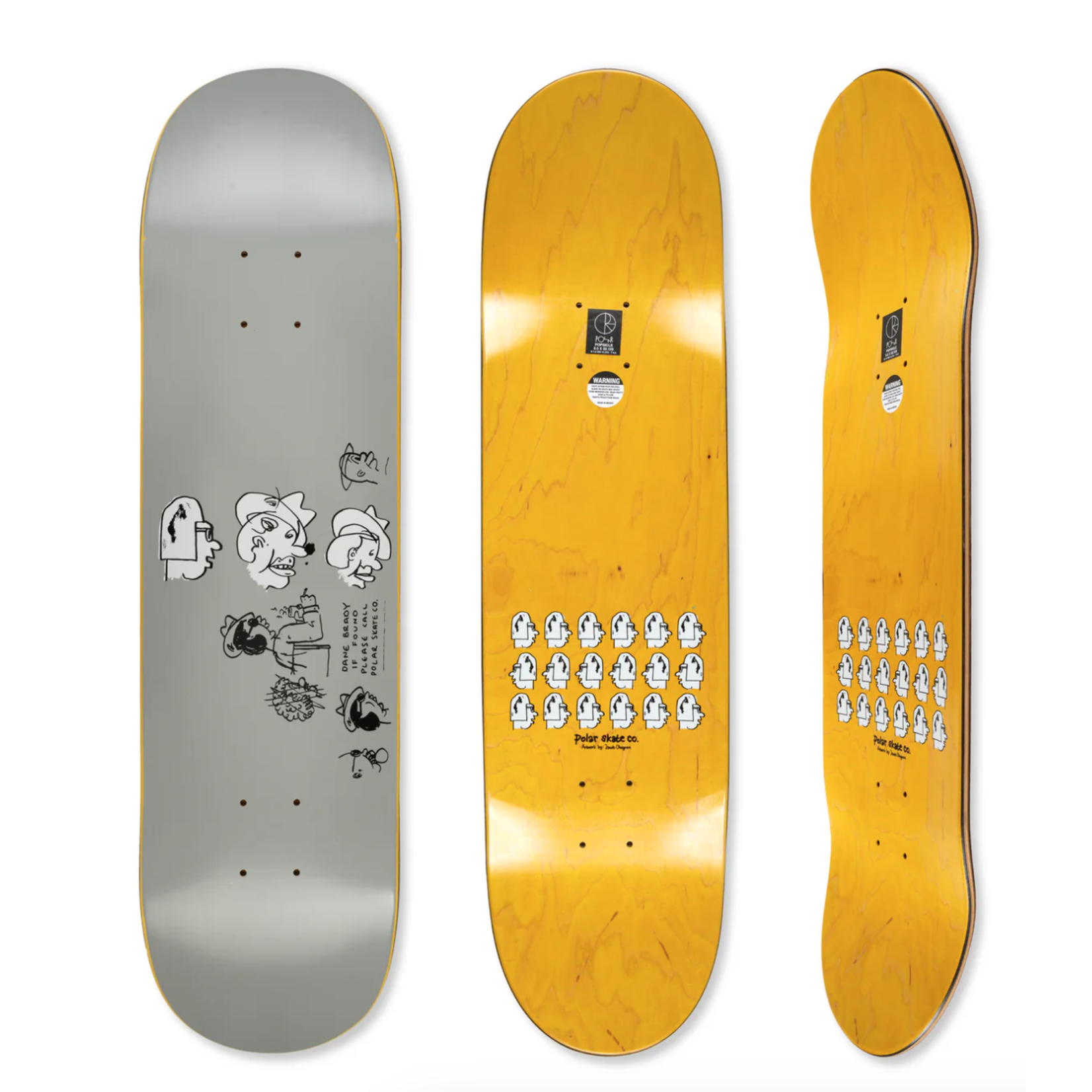 POLAR POLAR DECK - ADANE BRADY - MIA - GRAY - 8.0