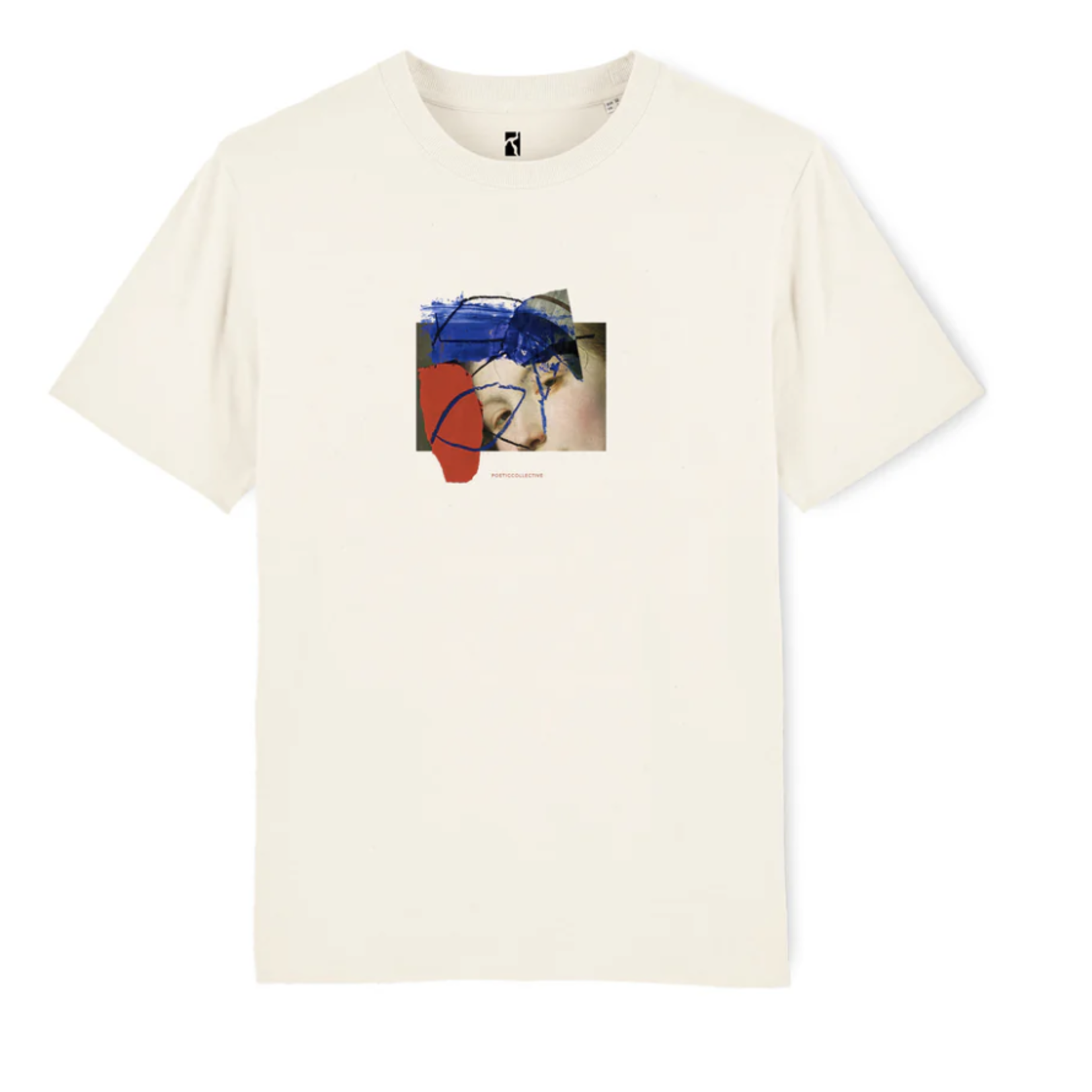 POETIC COLLECTIVE POETIC COLLECTIVE Half on Half T-shirt - Off White