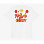 OBEY OBEY LIVE AGAIN NOW TEE WHITE