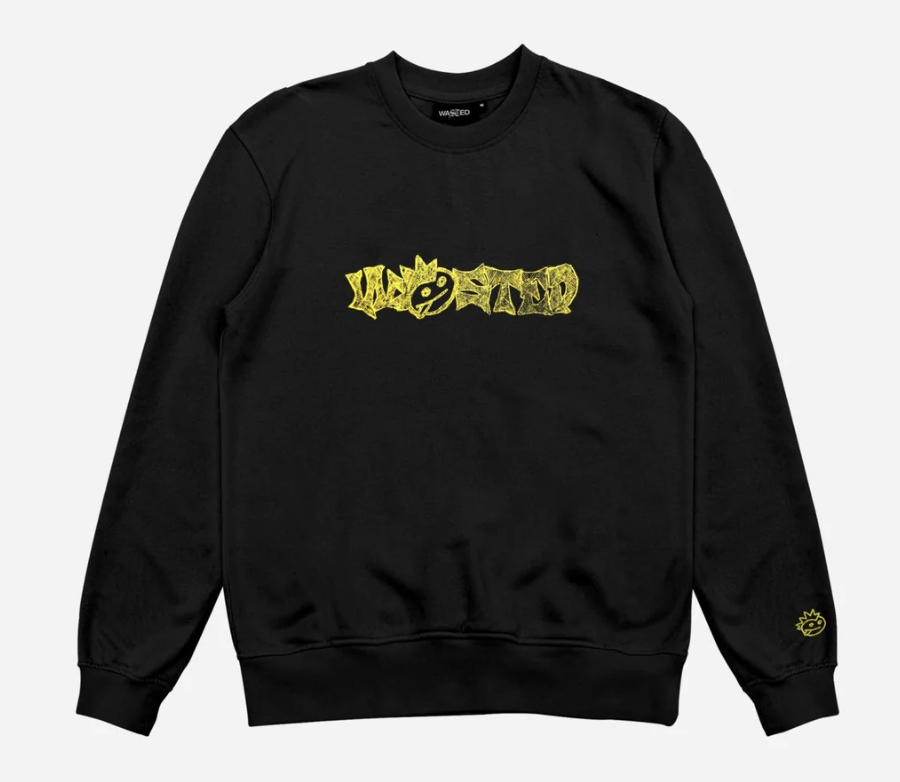 Wasted crewneck black sale