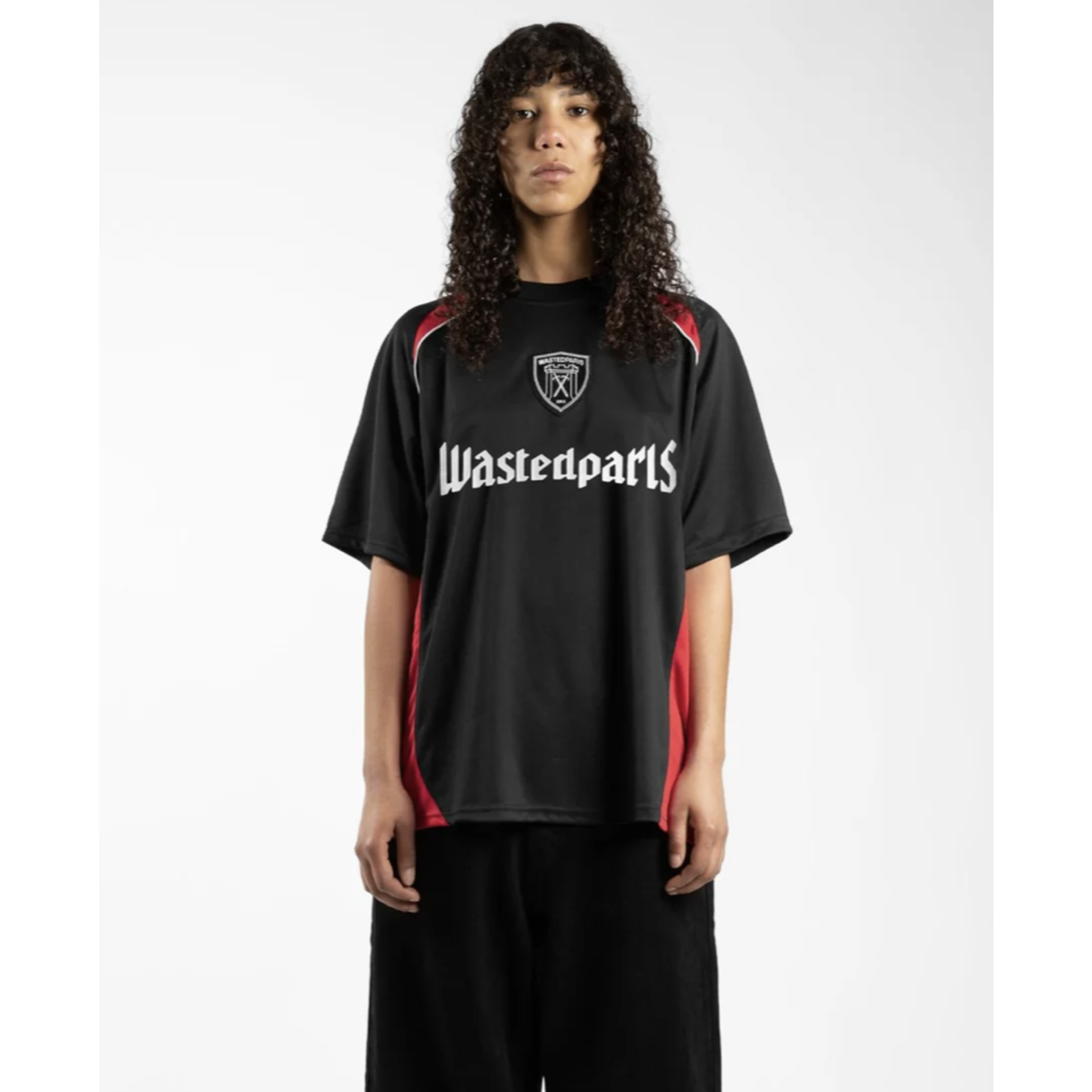 WASTED PARIS WASTED PARIS FOOTBALL RAIN JERSEY BLACK